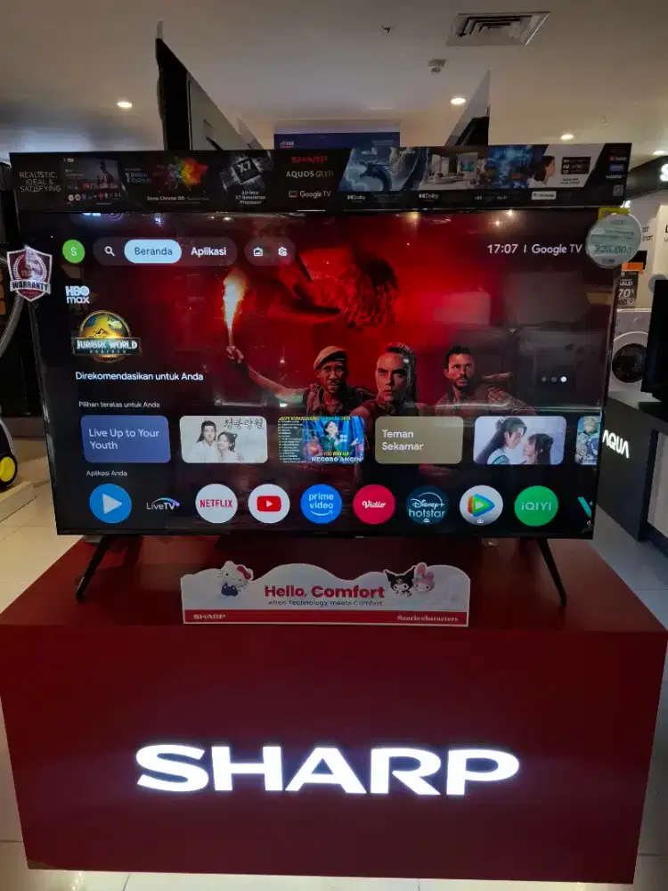 TV SHARP QLED 50INCH