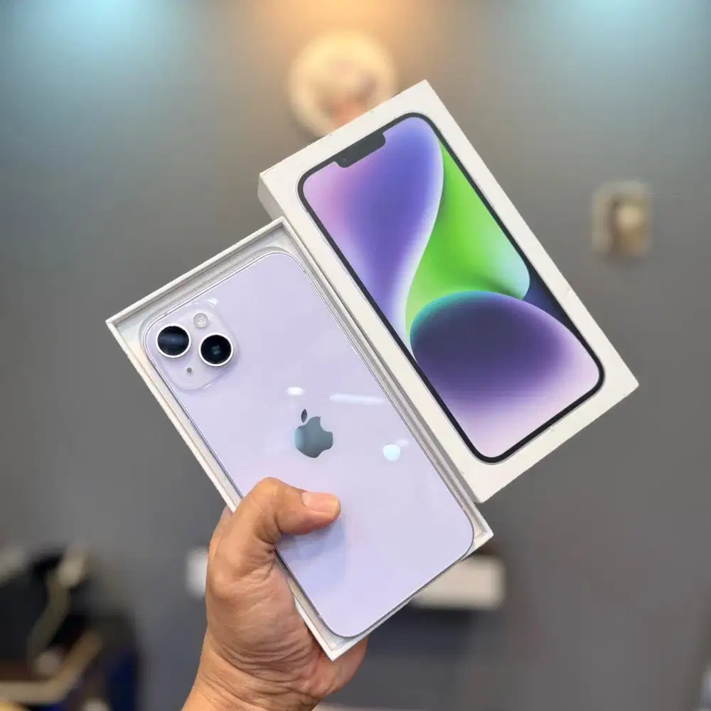 iPhone 14 Plus 256Gb Purple Second iBox bisa tukar tambah