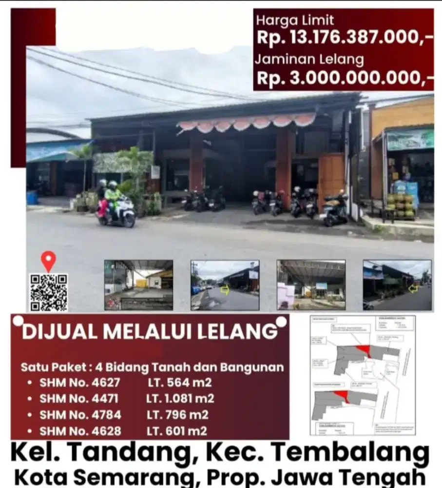 Dijual Rumah Usaha Tandang Tembalang Semarang