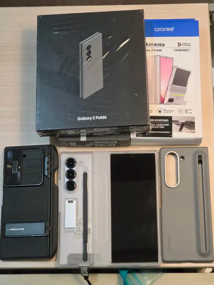 Samsung Galaxy Z Fold 6 512GB Silver Shadow Sein Resmi Bonus Banyak