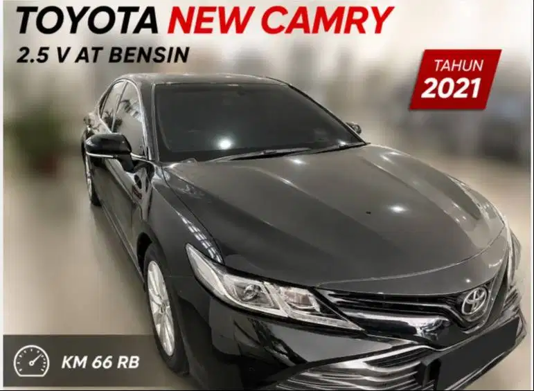 Toyota Camry 2.5 V AT Bensin 2021 KM 66 Rb Pajak Panjang