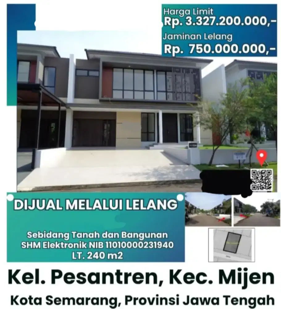 Dijual Rumah 2 Lantai Pesantren Mijen Semarang