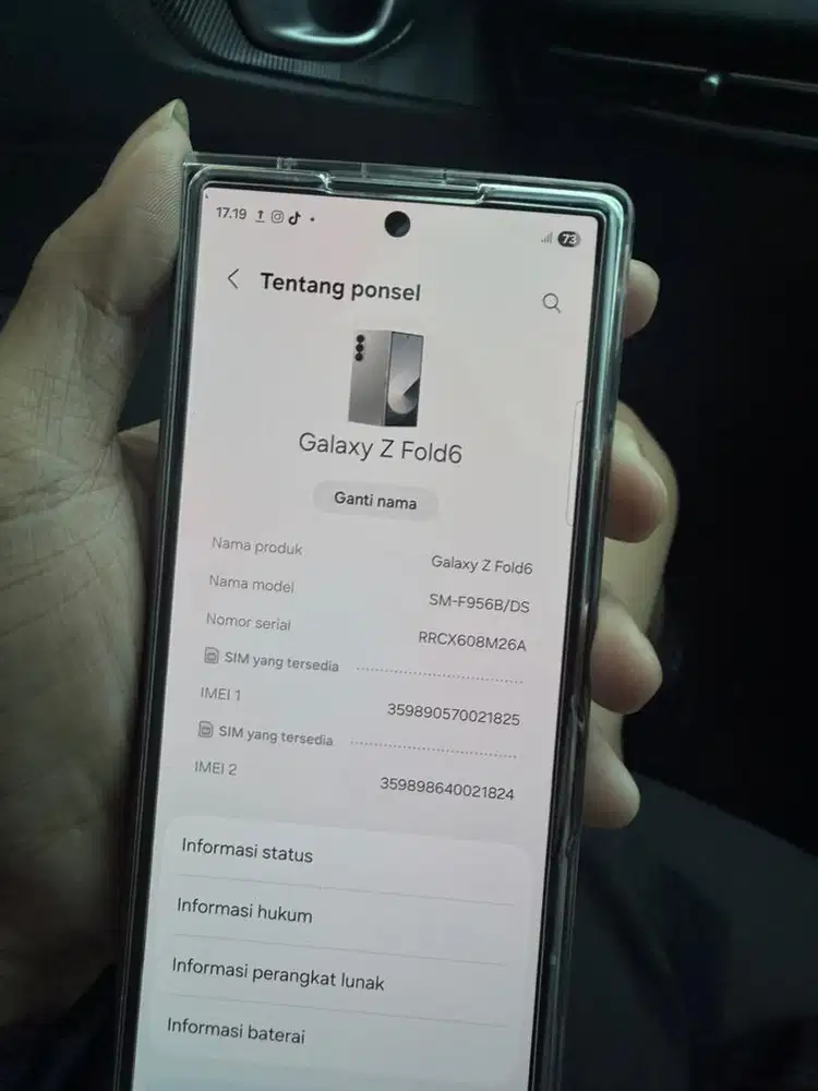 Samsung z fold 6 256 silver