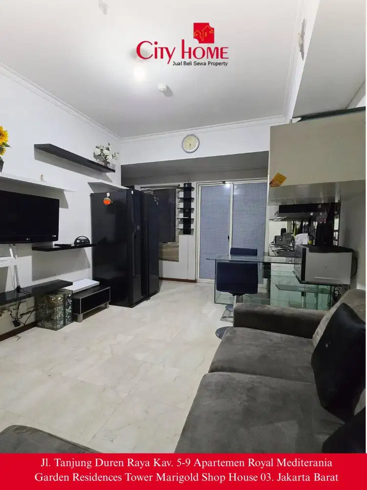 MURAH BANGET! Sewa Apartemen 2BR Furnished Siap Huni di Jakarta Barat