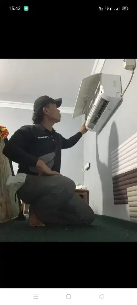 Jasa servis AC kulkas mesin cuci kompa air dll bergaransi