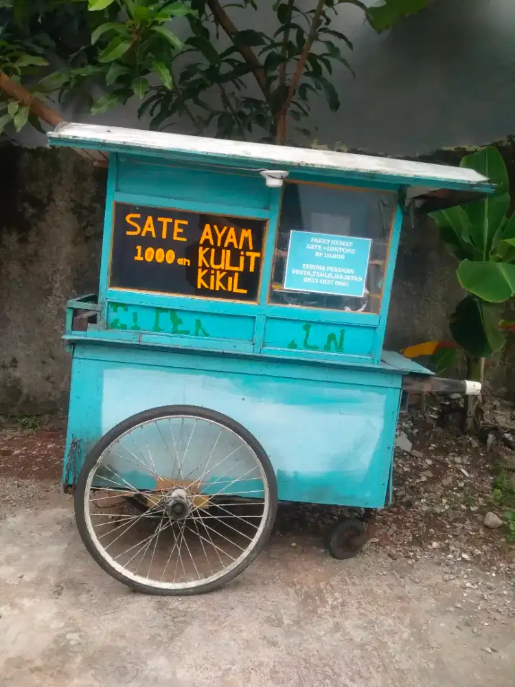 Gerobak jualan serbaguna usaha