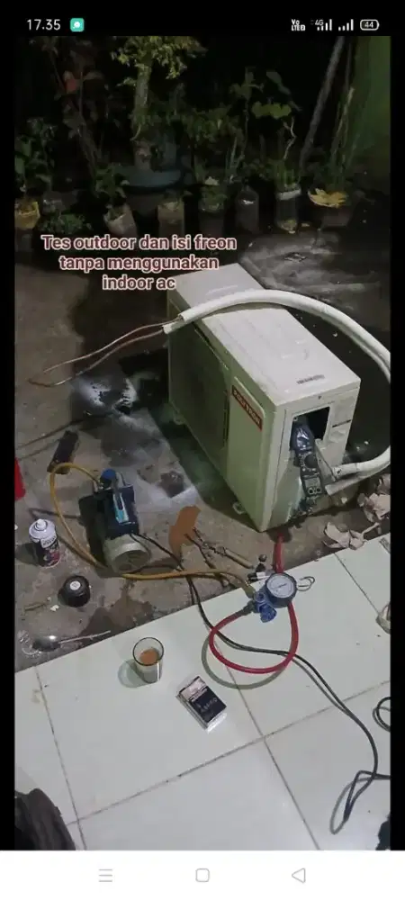 Jasa servis AC kulkas mesin cuci kompa air dll bergaransi