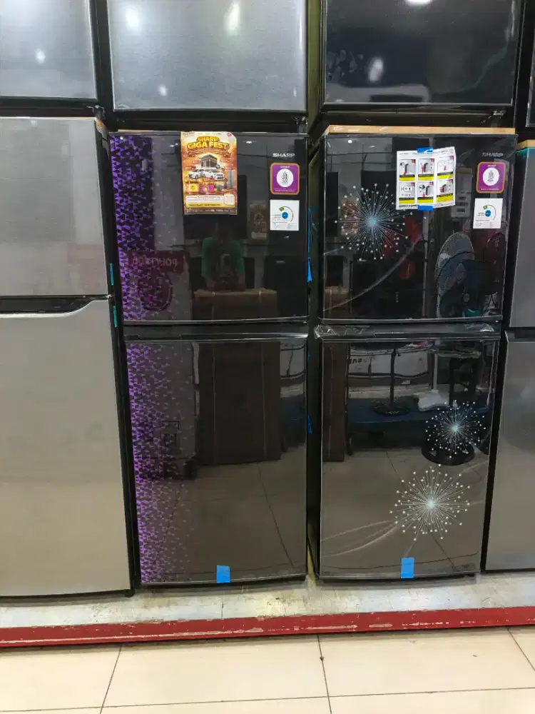 KULKAS SHARP 2 PINTU PROMO KREDIT BUNGA RINGAN