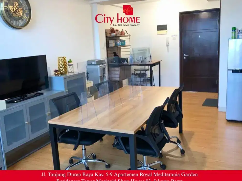 Jual Office Soho Podomoro City (Neo Soho) Jakarta Barat - Type Maple Furnished Luas 95,79m2 / 102,6 m2