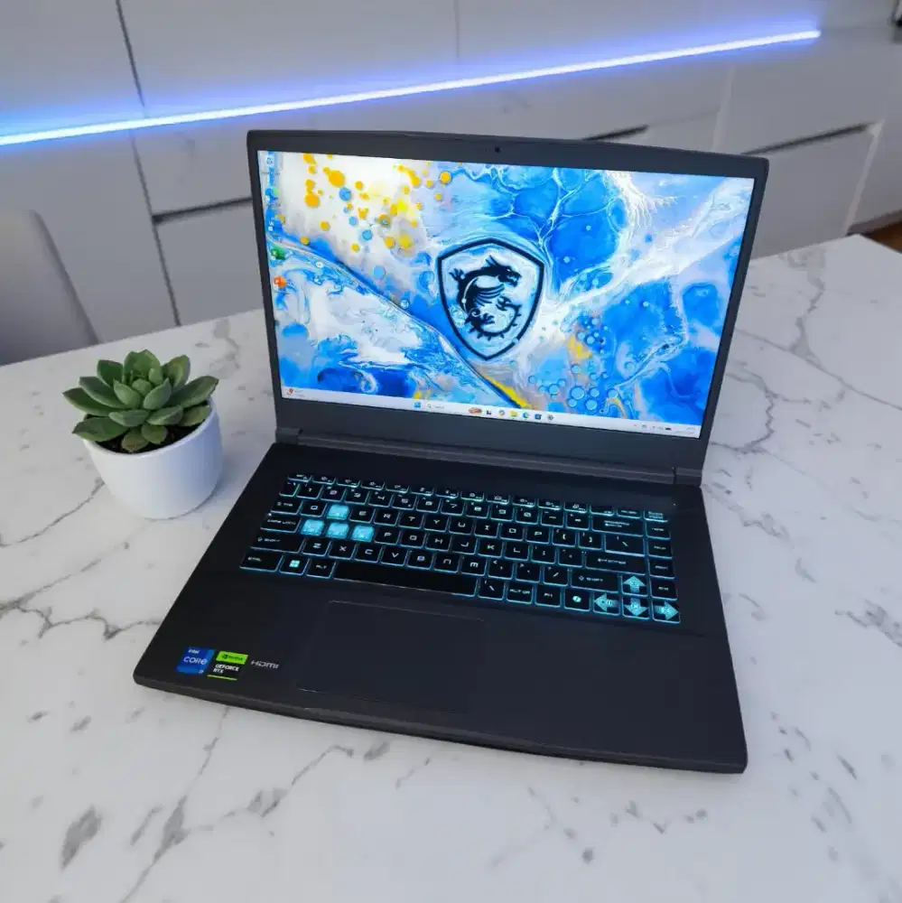 Laptop Gaming MSI Thin 15 Core i7 GEN 12 VGA Nvidia RTX 3050