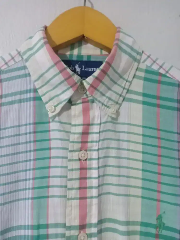 Kemeja Polo Ralph Lauren Size L Slim