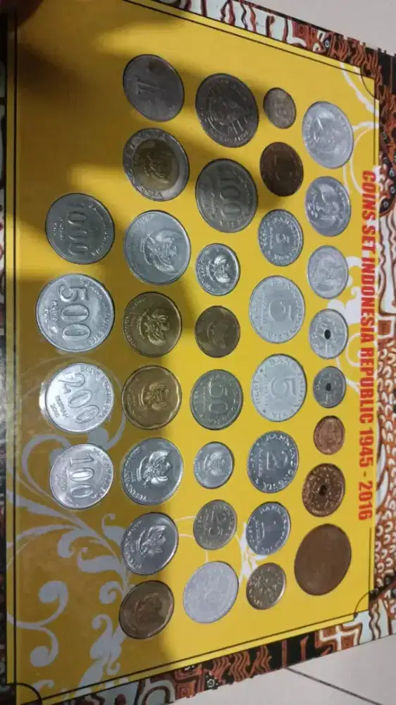 Koin 1 set Kuno Indonesia Coin Lawas Koin lama