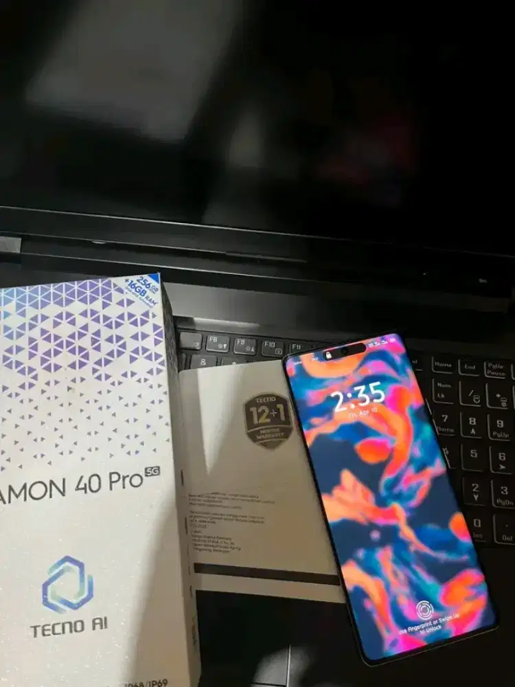 Tecno comon 40pro ram 8/256 pulset