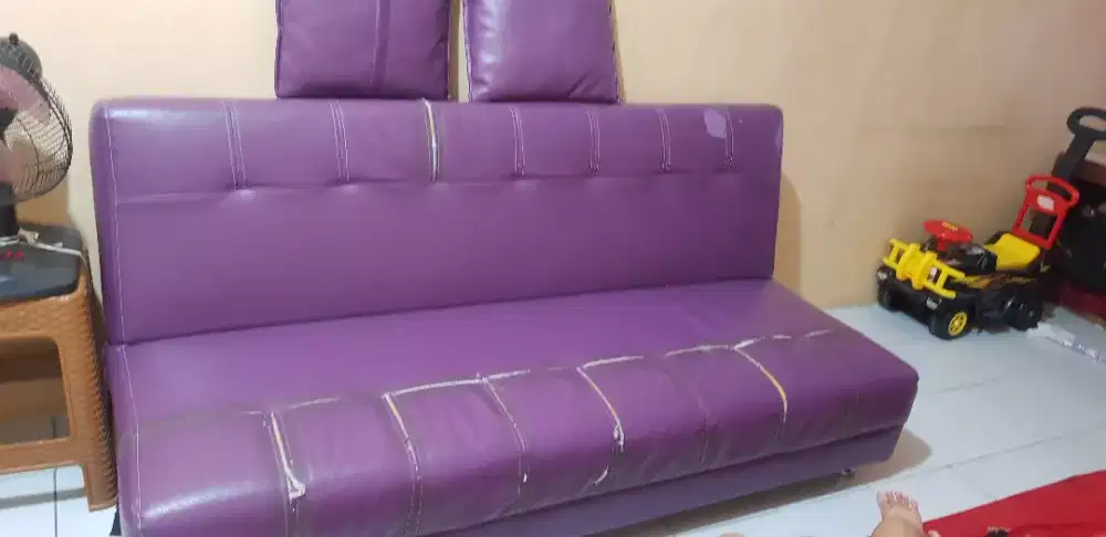 Sofa beda bisa dijadikan kasur lipat