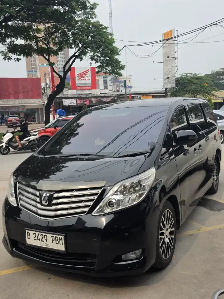 Alphard 2010 pajak hidup black