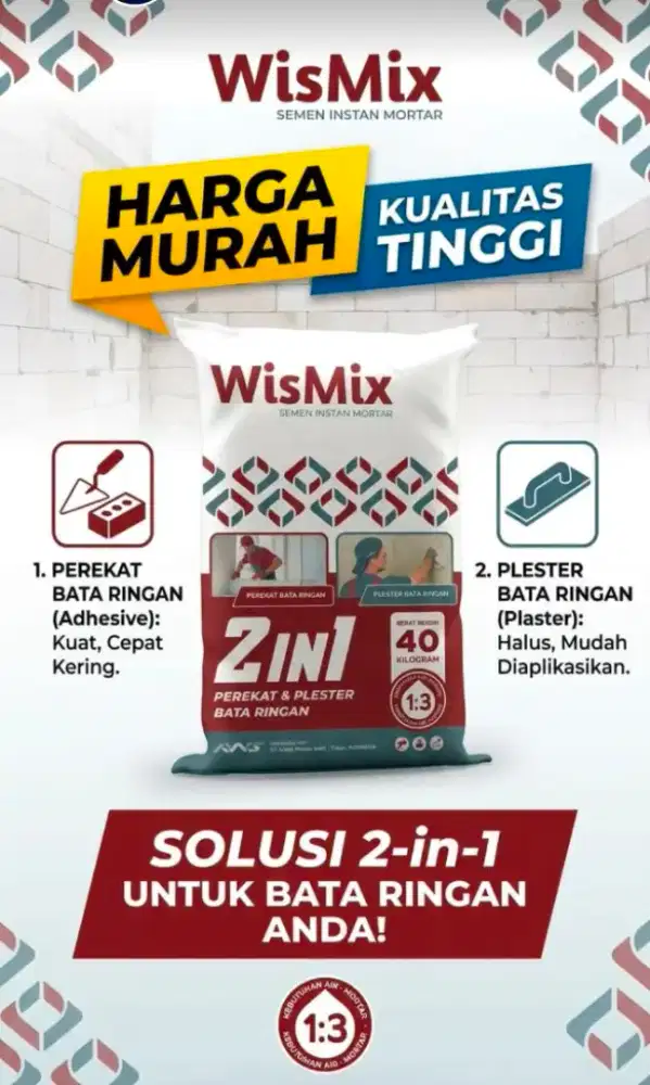 Perekat Render Acian Plester