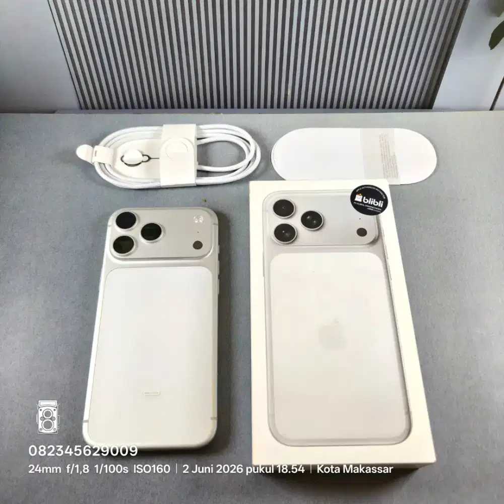 Iphone 17 pro max 256 gb silver siklus 15