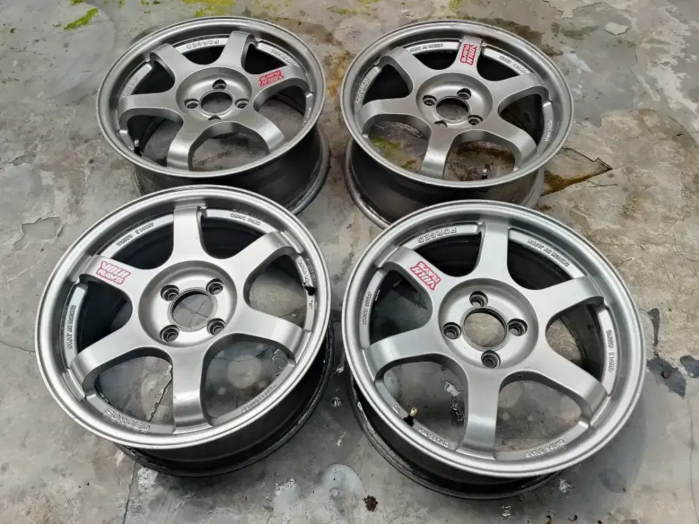 Velag Volk Rays Te 37 Ring 1, Pcd 4x100 Terima Tukar Tambah