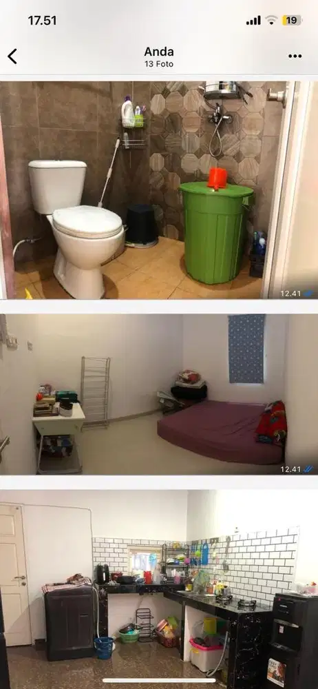 Dikontrakkan rumah full furnis