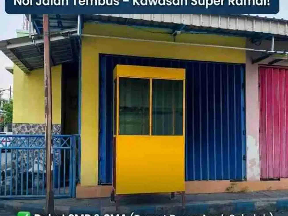 Toko disewakan