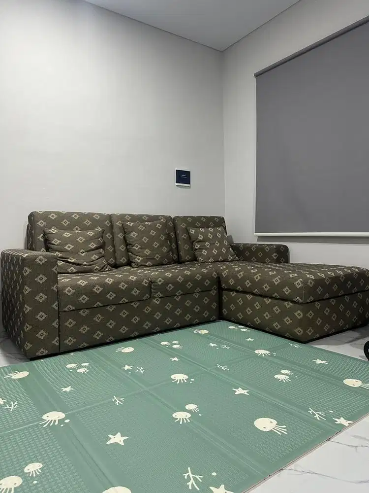 Sofa L ruang tamu