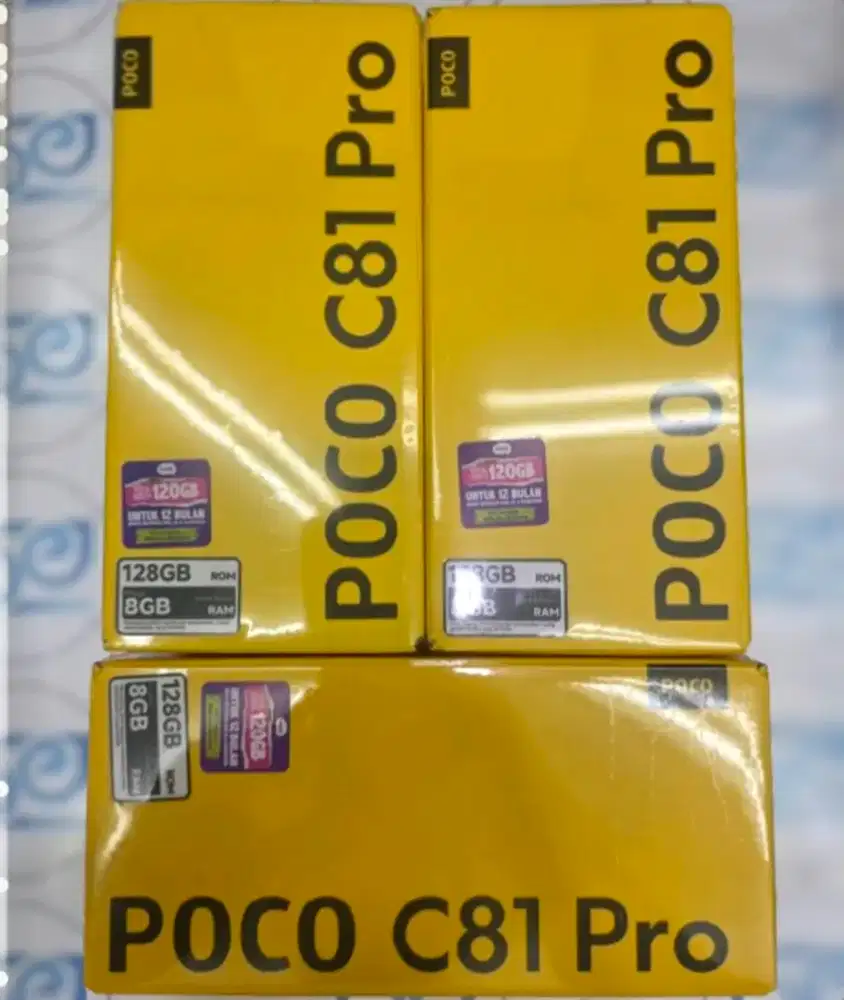 Poco C81 Pro 4+4/128 Garansi Resmi Baru Dan segel