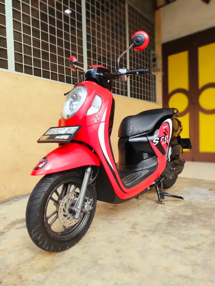 Honda Scoopy / Scoopy 110 2022 Fi, Red Premium Metalic, Unit Mulus.