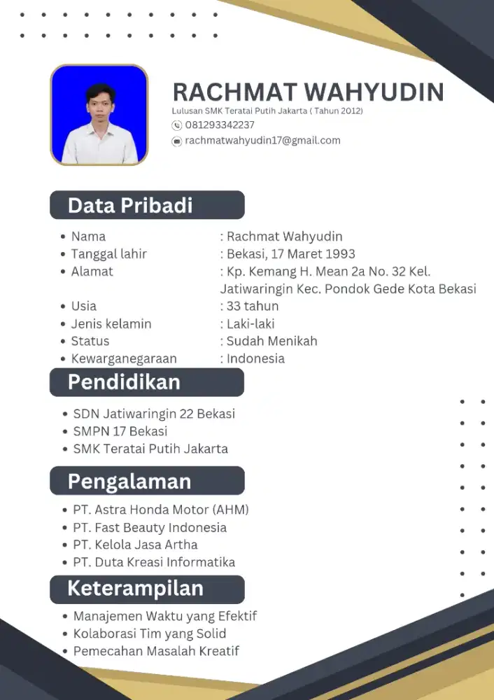 Cari lowongan pekerjaan