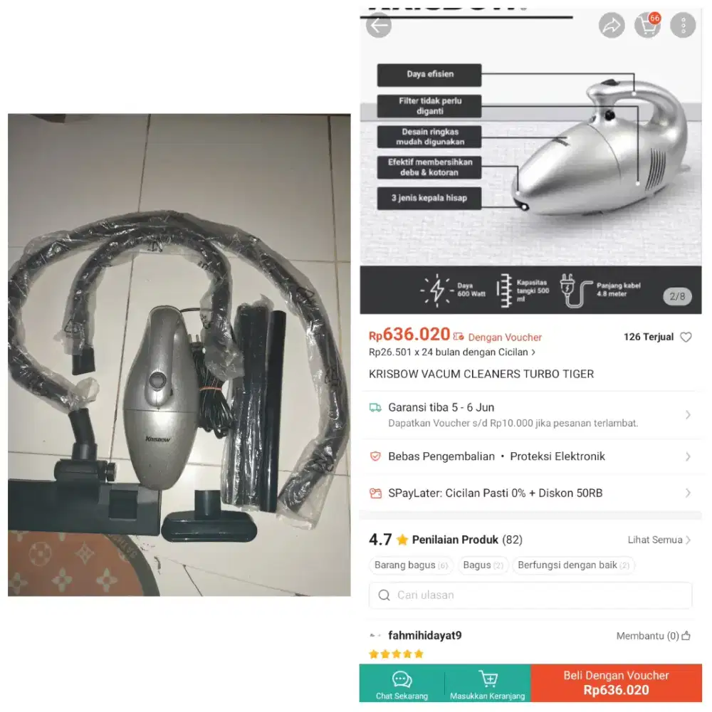Vacum cleaner krisbow