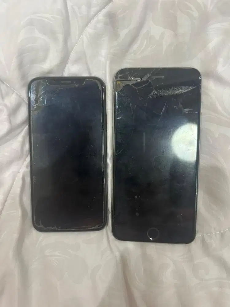 IPHONE X DAN IPHONE 6 plus bekas kondisi seadanya