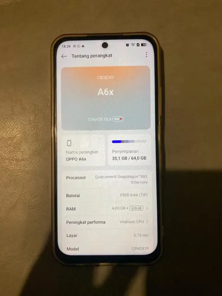 OPPO A6X 4/64 NOMINUS