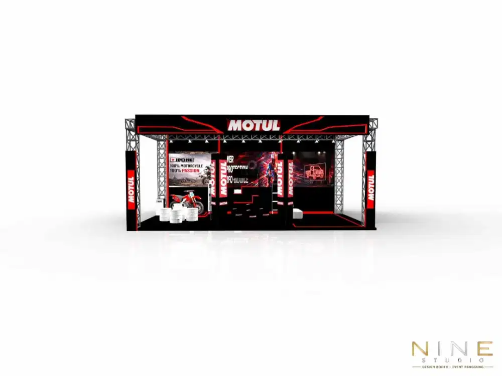 Booth design custom keperluan event dsb