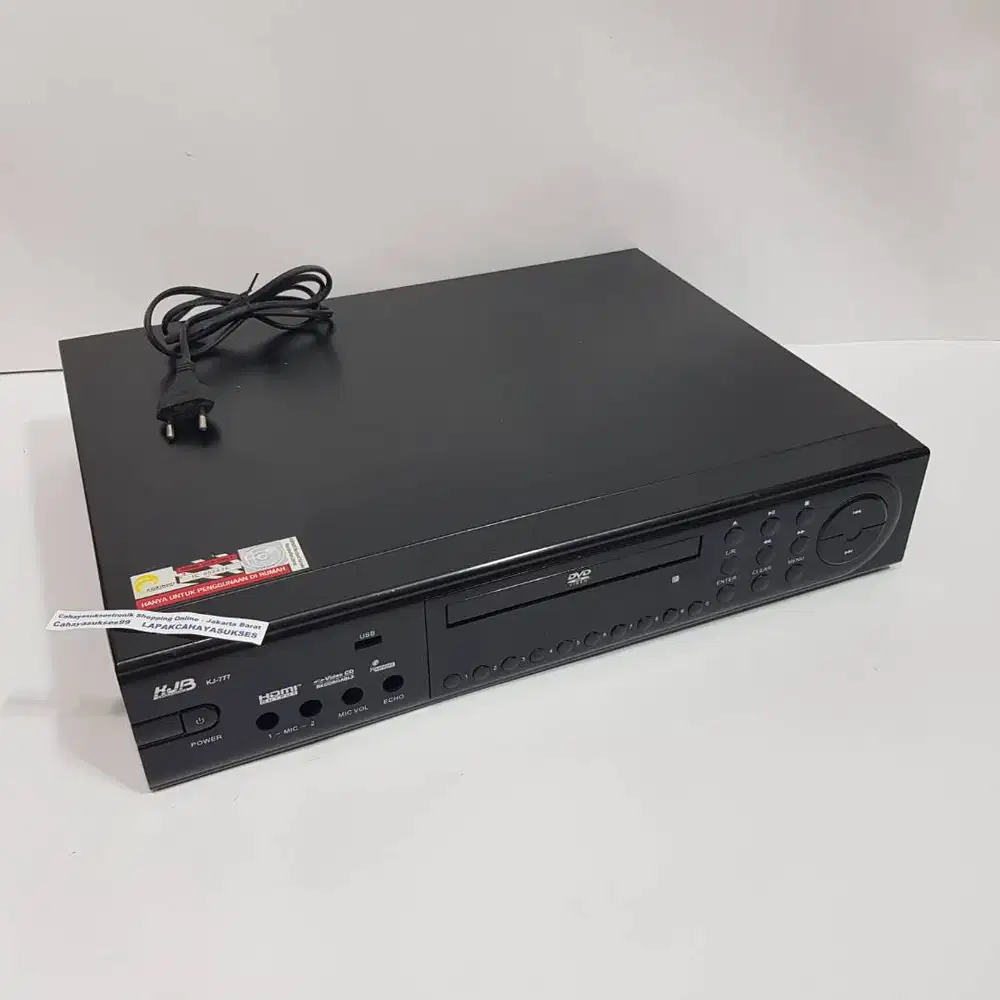 Box Mesin Karaoke KJB KJ 777 HDMI DVD Player Audio VCD Recordable