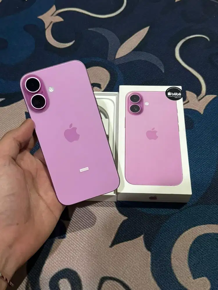 iphone 16 128gb ibox umur hp baru 1 bulan fullset super mulus