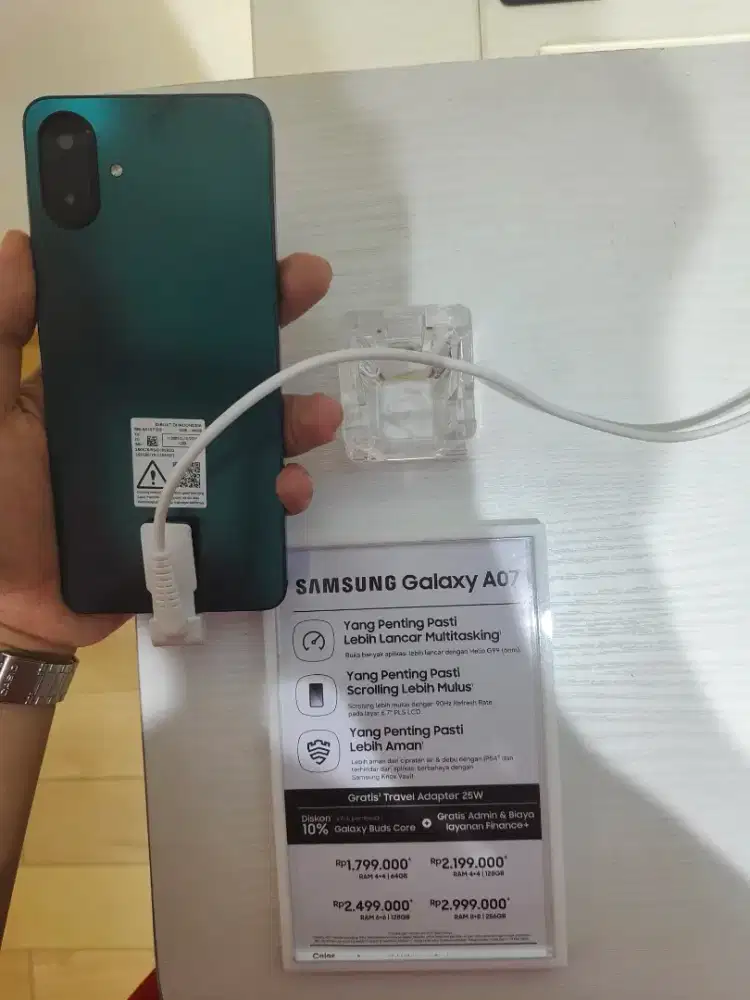 Kredit Hp Samsung A07 syarat hanya Ktp!