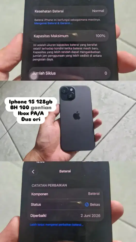 Iphone 15 128gb ibox