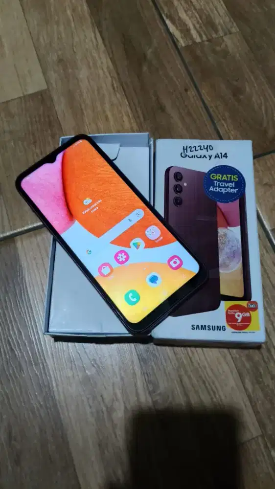 Jual hp samsung a14 fulset