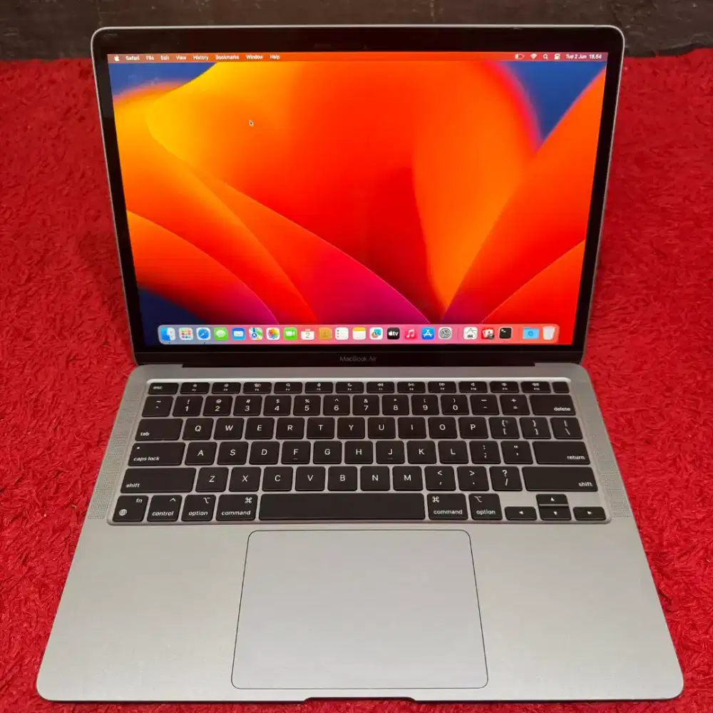 Macbook air m1 2020 ram 8gb ssd 128gb siap pakai bisa cod