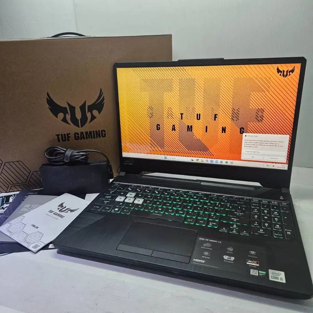 LAPTOP GAMING ASUS TUF F15 FX506LI I5 GTX 1650 TI 16/512 144HZ MULUS L