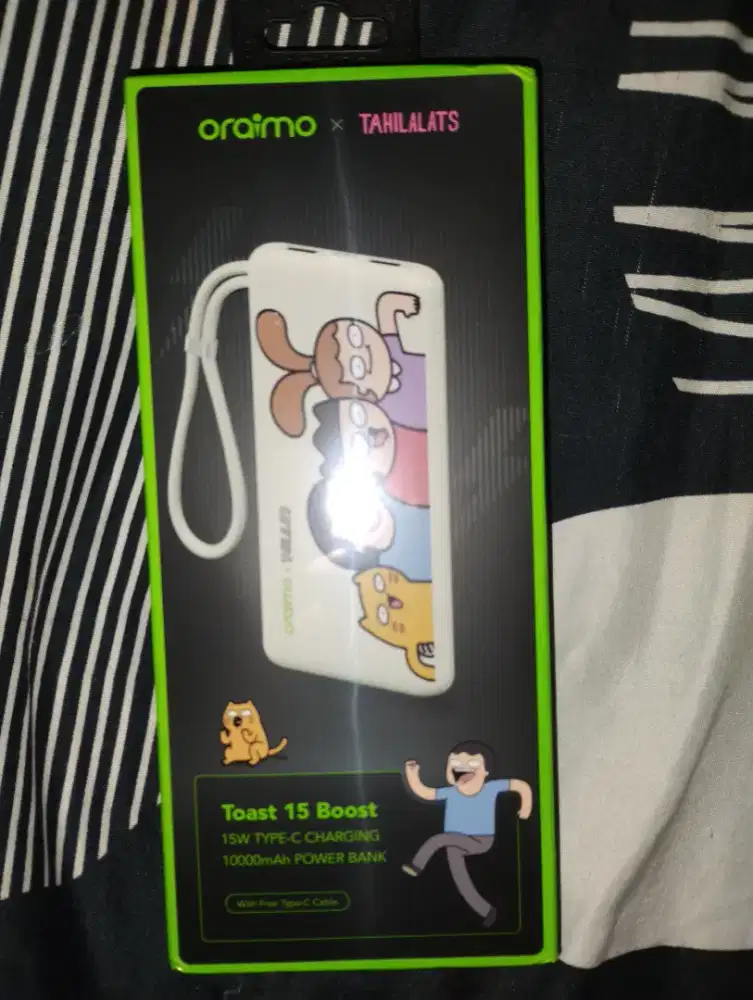 Powerbank Toast 15 Boost Fast Charging Charger Power oraimoxTahilalats