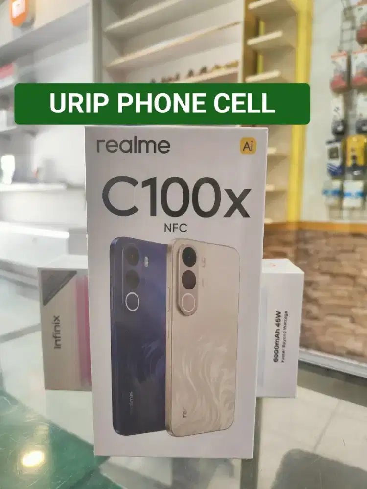 REALME C100X 6/128 promo+bonus cash & credit garansi Resmi