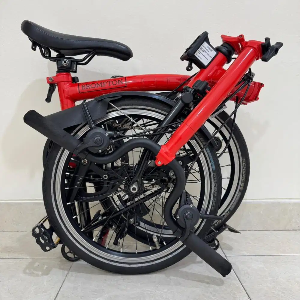 BROMPTON M6Lx RED ROCKET BLACK EDITION 2020 - TITANIUM SUPERLIGHT