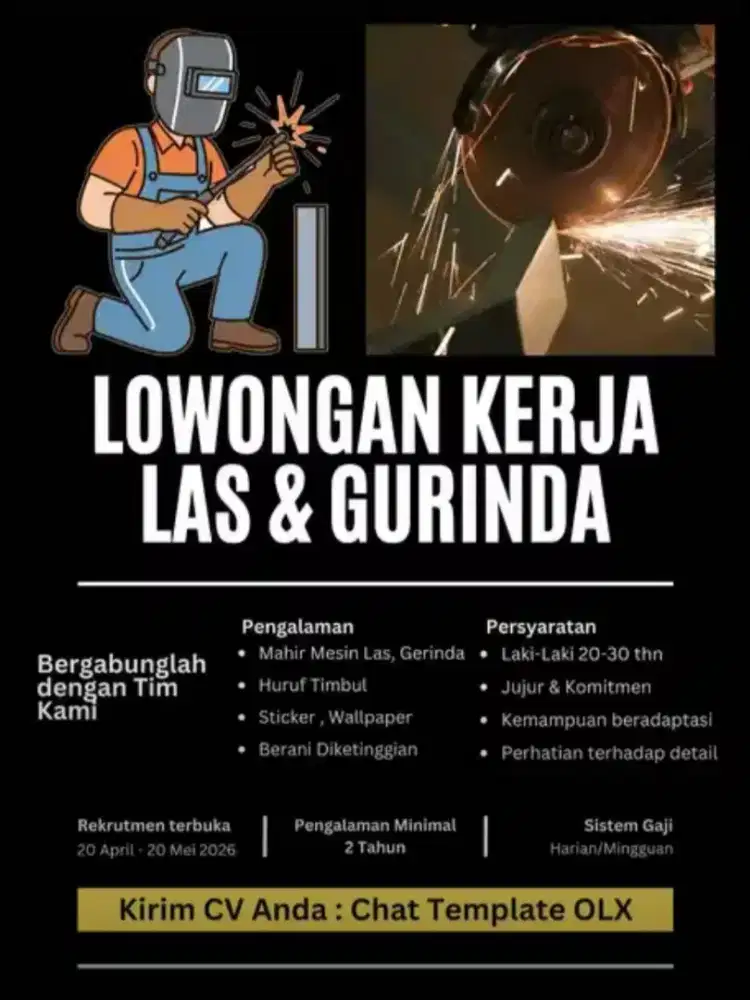 Lowongan Kerja Bengkel Las Reklame