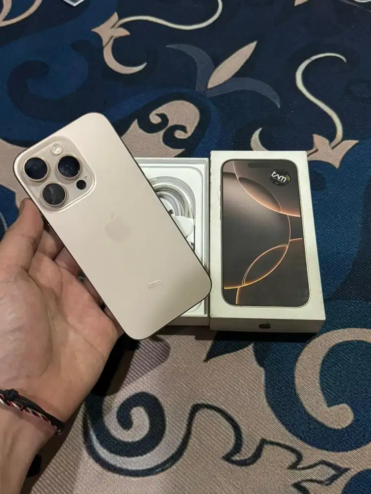 iphone 16 pro 128gb resmi ibox super mulus Garansi on agustus 2026