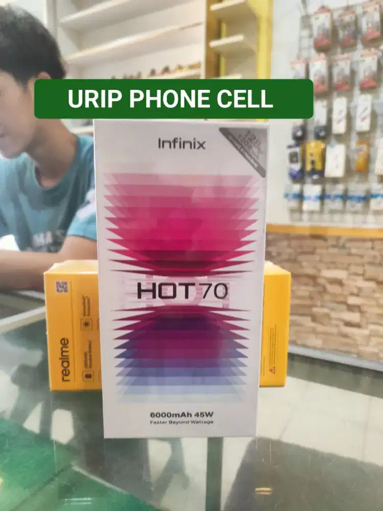 INFINIX HOT 70 6/256 promo+bonus cash & credit garansi Resmi