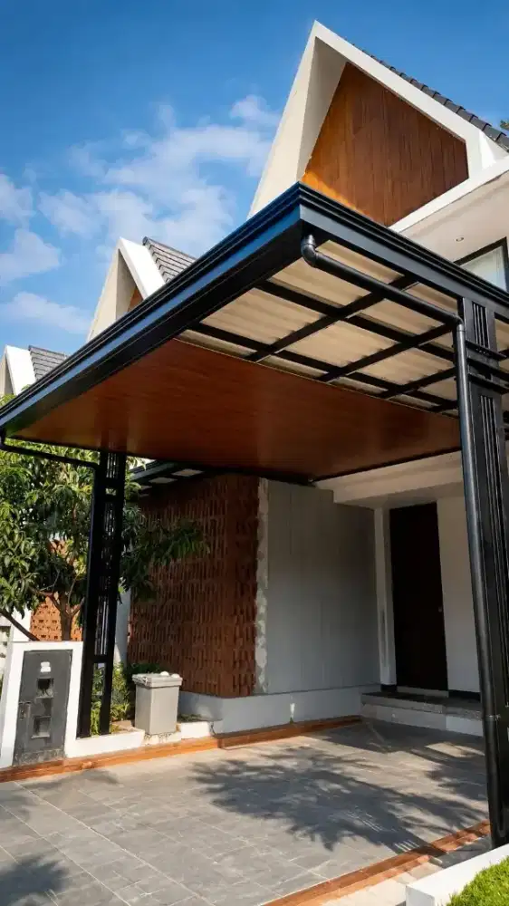 Kanopi alderon+plafon pvc
