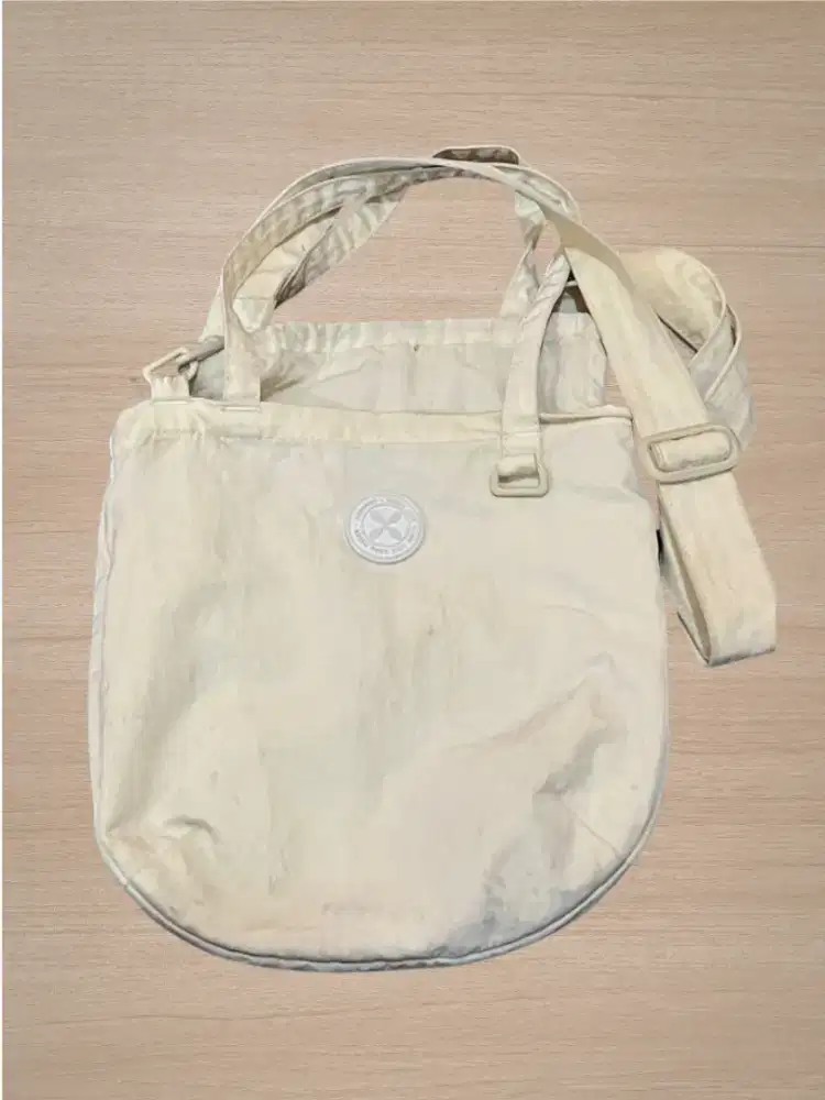 Exsport Tote Bag Cream Multifungsi Shoulder Bag Original