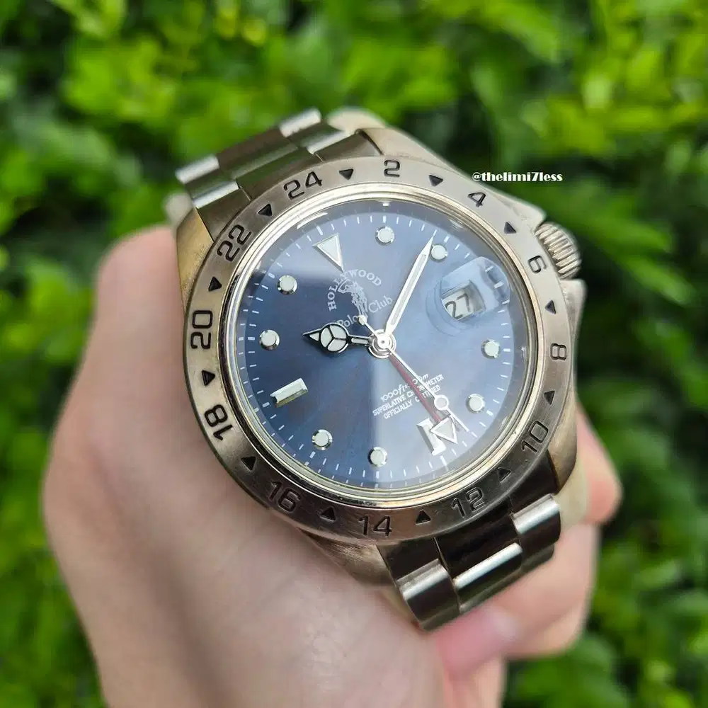 Jam tangan Hollywood Polo Sports Club automatic 17 jewels ref 008-34-U