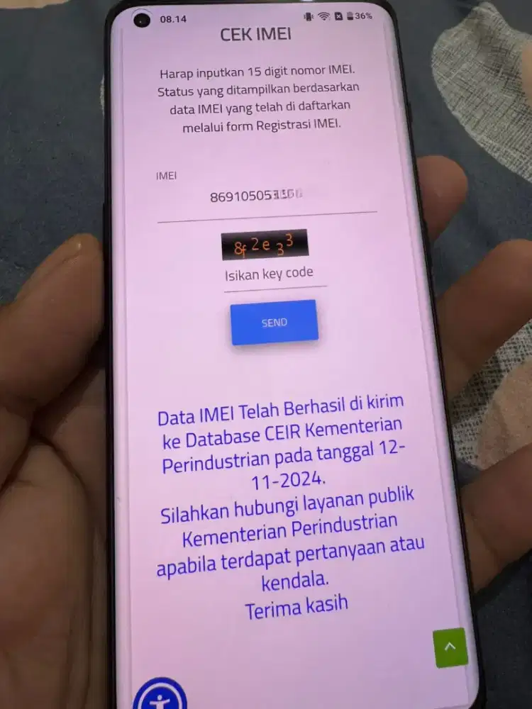 Oneplus10 pro 8/256 gb terdaftar beacukai all operator