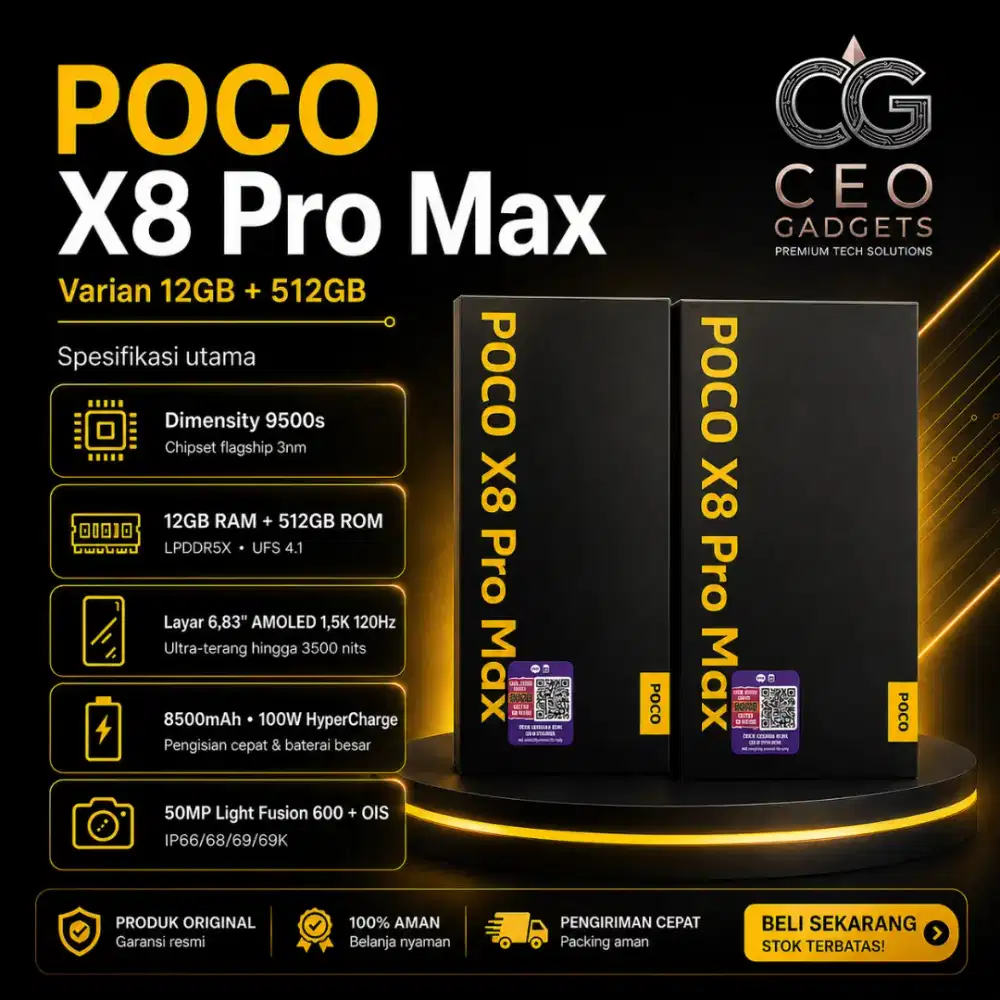 Poco X8 Pro Max 12GB/512GB New